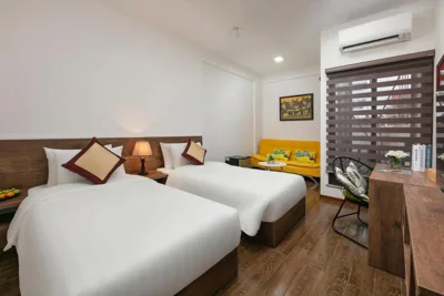 Deluxe Double or Twin Room — Saga Boutique Hotel,300m by Hoan Kiem Lake